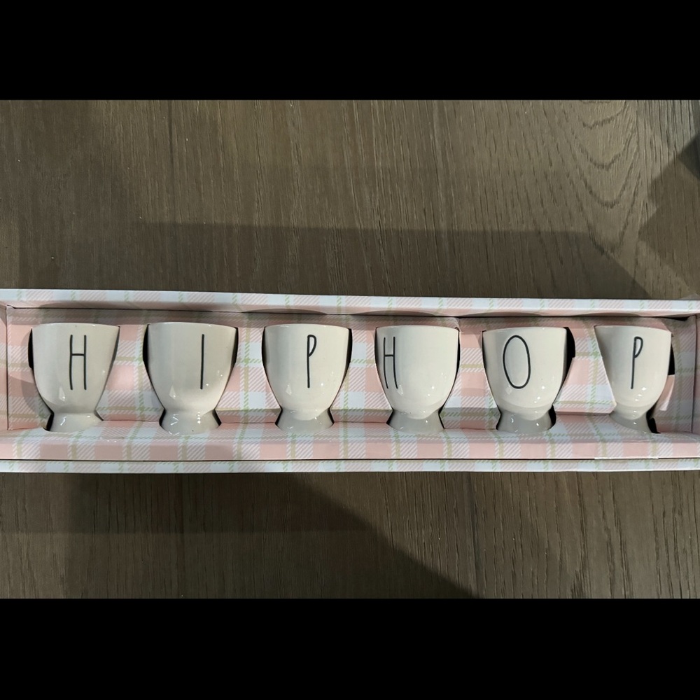 Rae Dunn Easter Hiphop Egg Cups New In Box